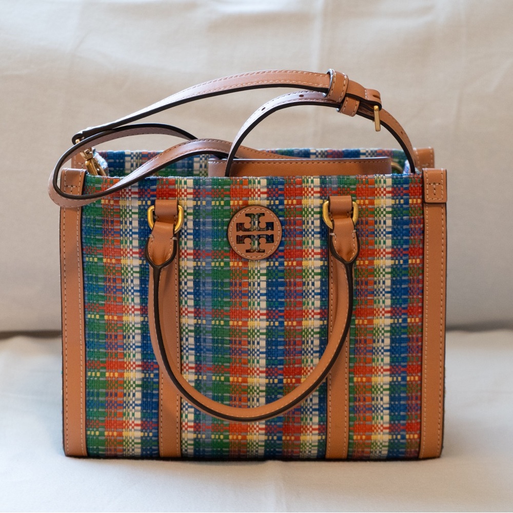 Tory Burch Exclusive Special Edition Colorful Tote Bag.